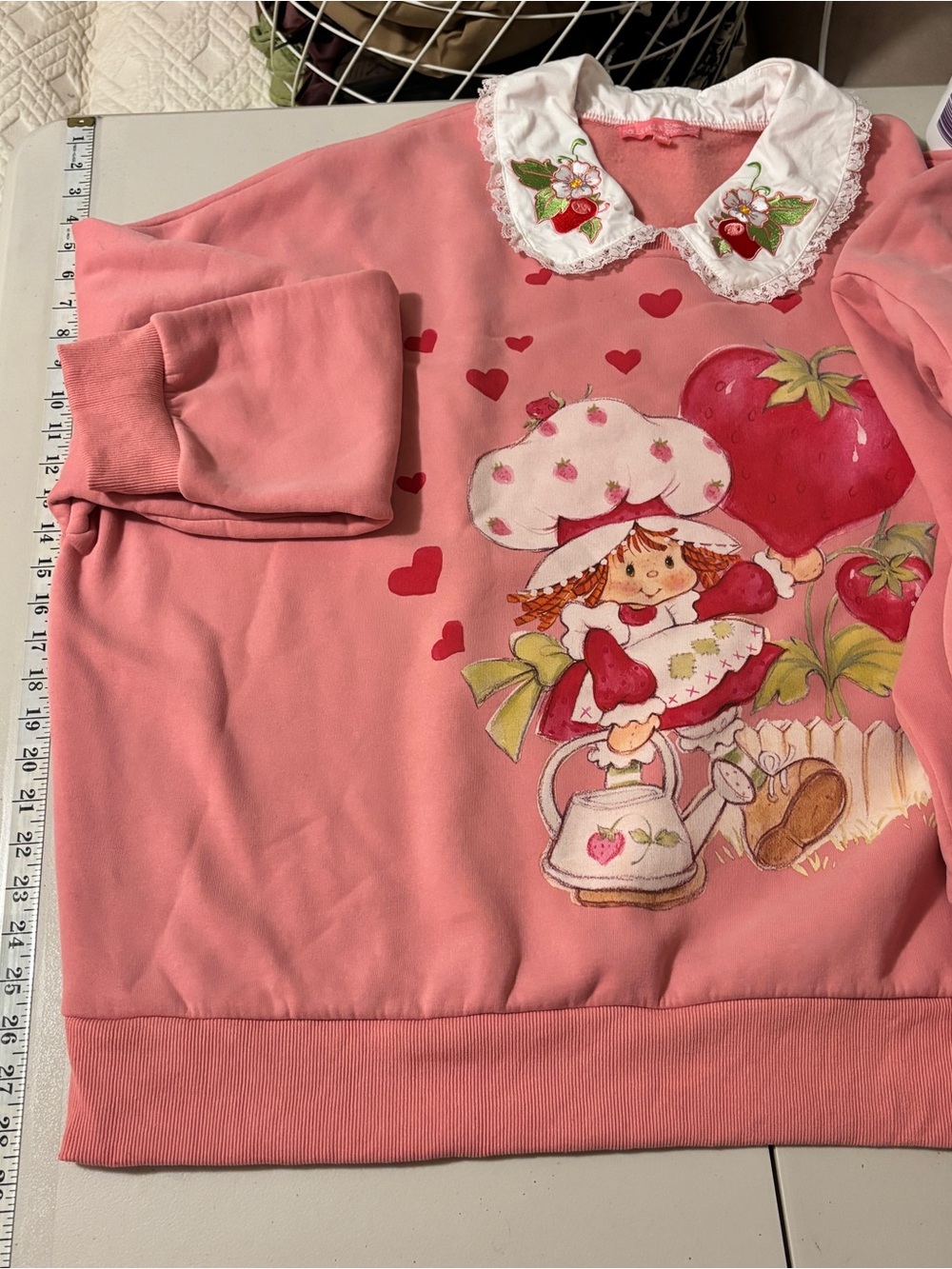 Dolls Kill X Strawberry Shortcake Sweatshirt Size XXL Crewneck Kawaii Twee Retro - Picture 5 of 8